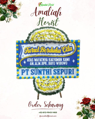 Papan Bunga Duka di Alun Dua